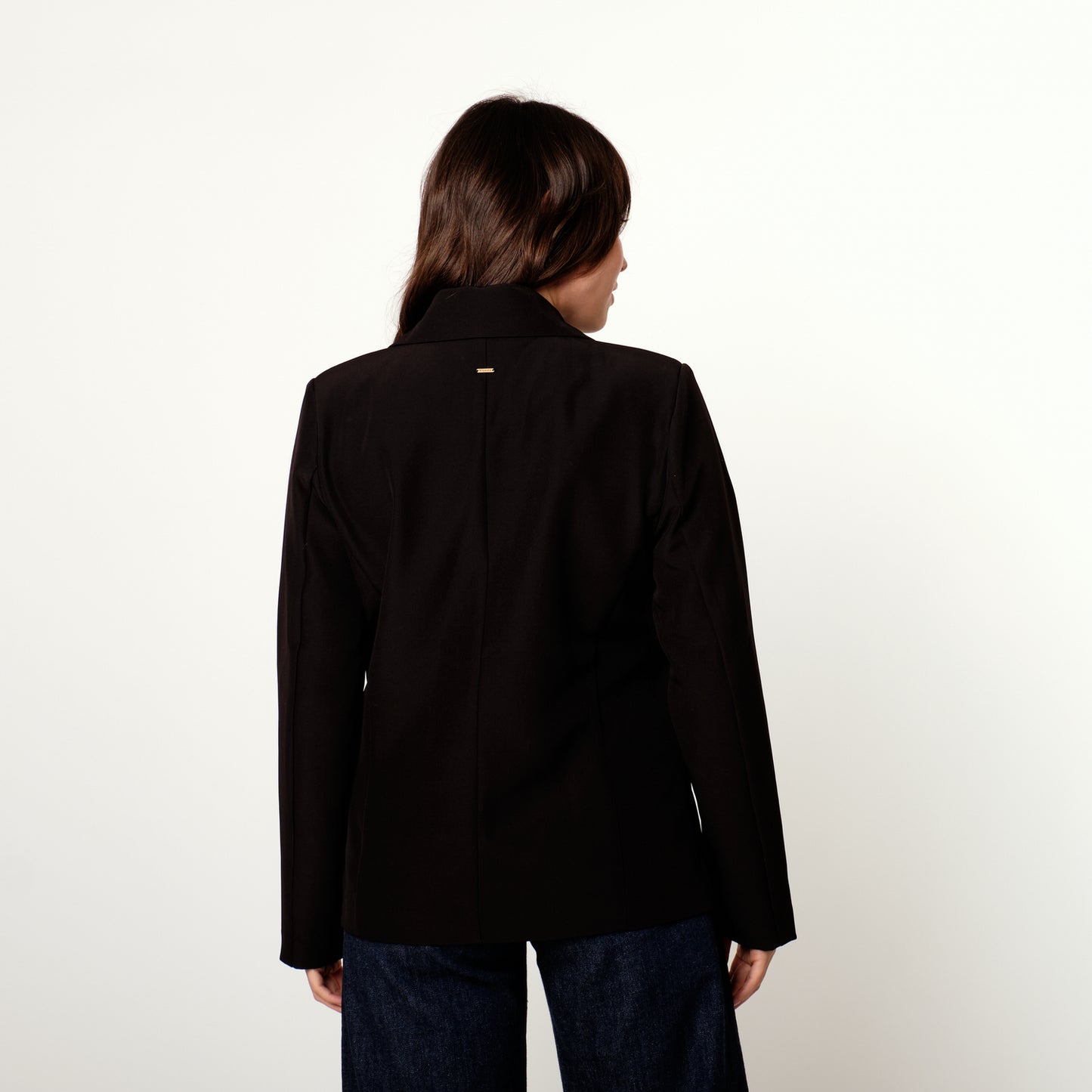 Blazer Rou Mix Negro