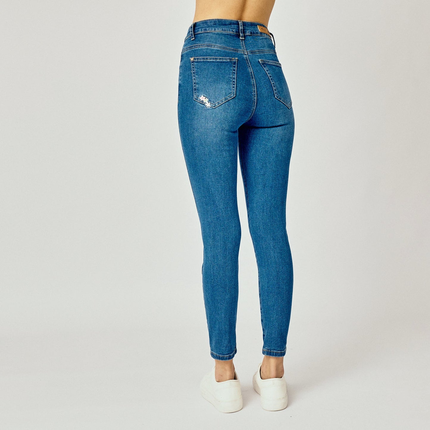 Jean High Azul