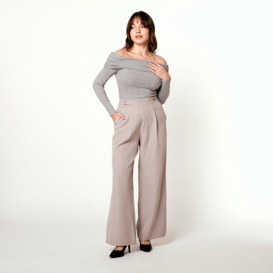 Pantalon Renata Gris